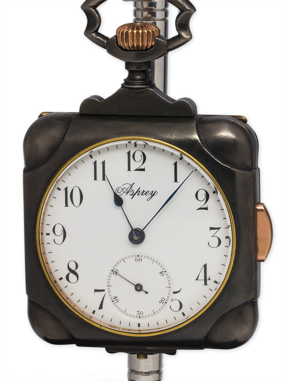 Asprey 1/4 Hour Repeater Travel Watch circa 1910