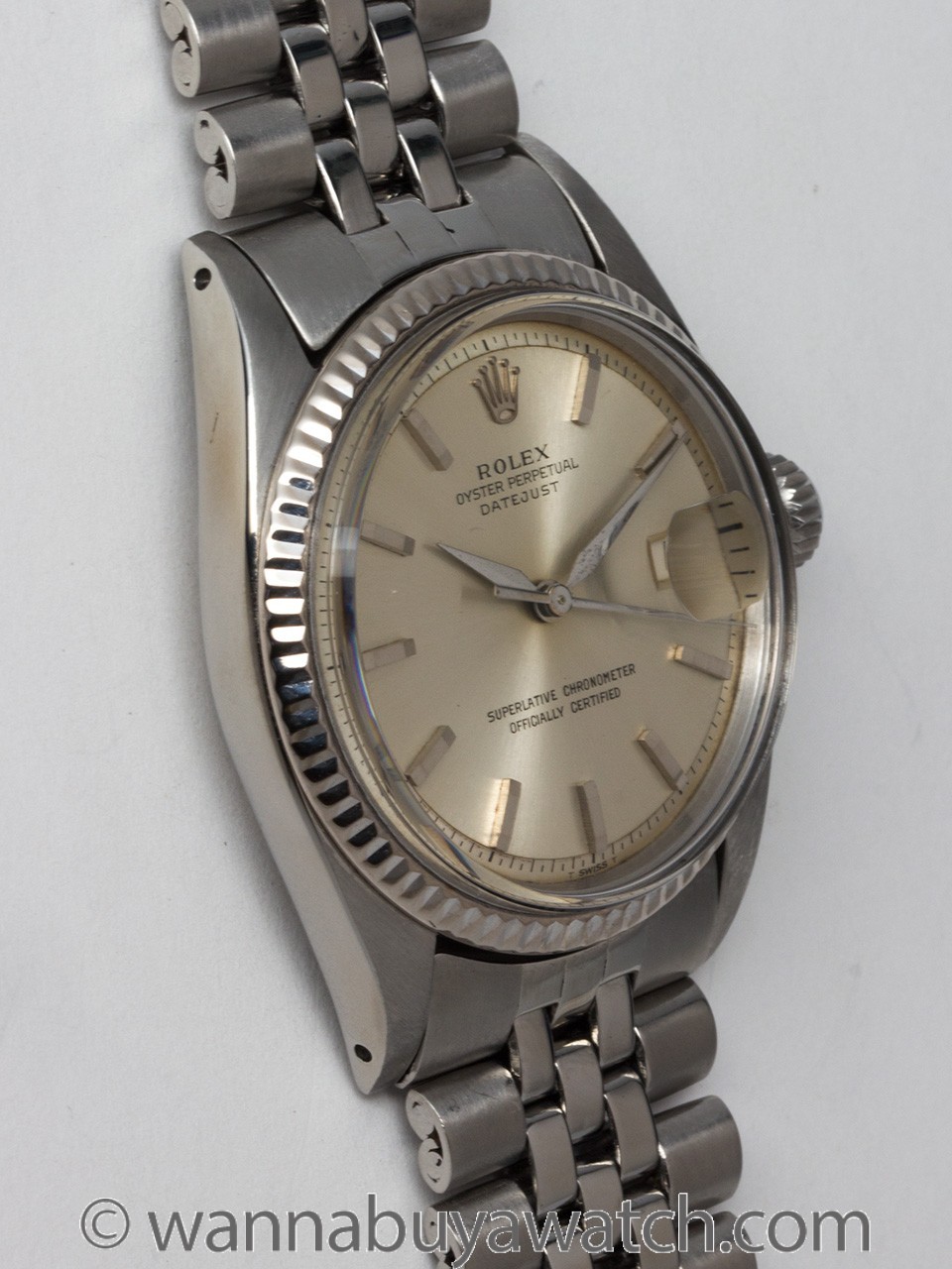Rolex SS Datejust ref 1601 circa 1965