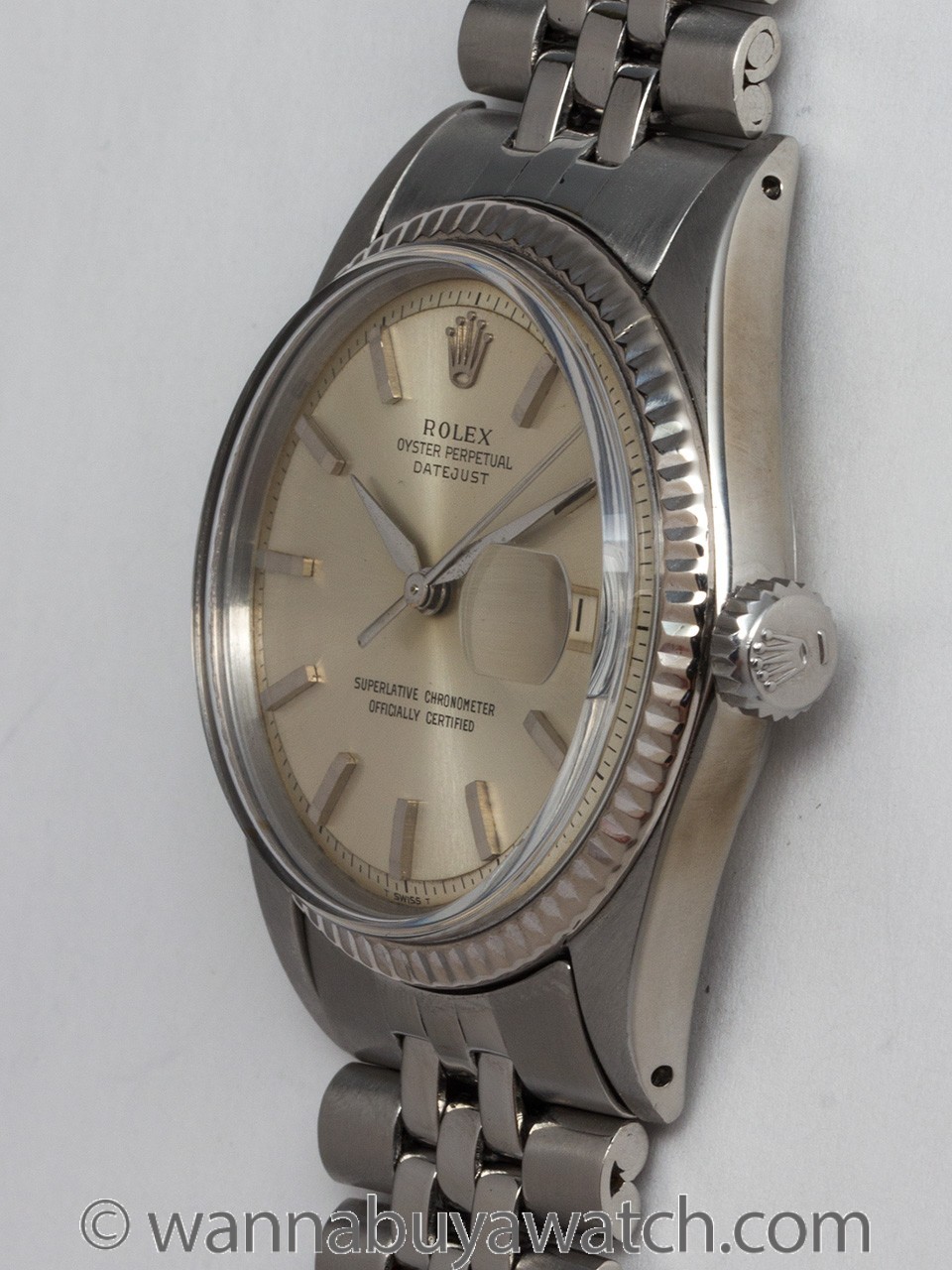 Rolex SS Datejust ref 1601 circa 1965