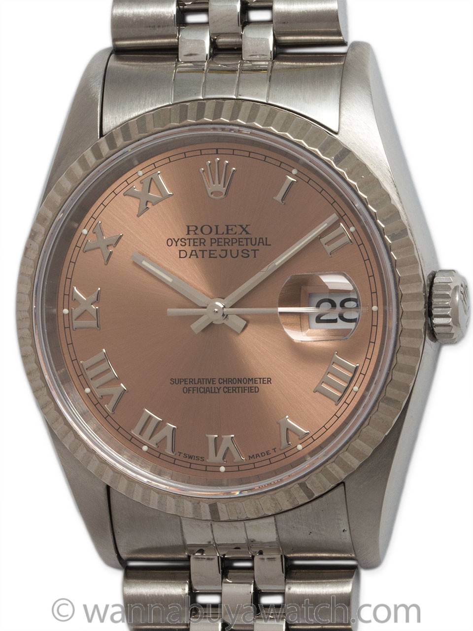 Rolex SS Datejust ref 16014 circa 1995