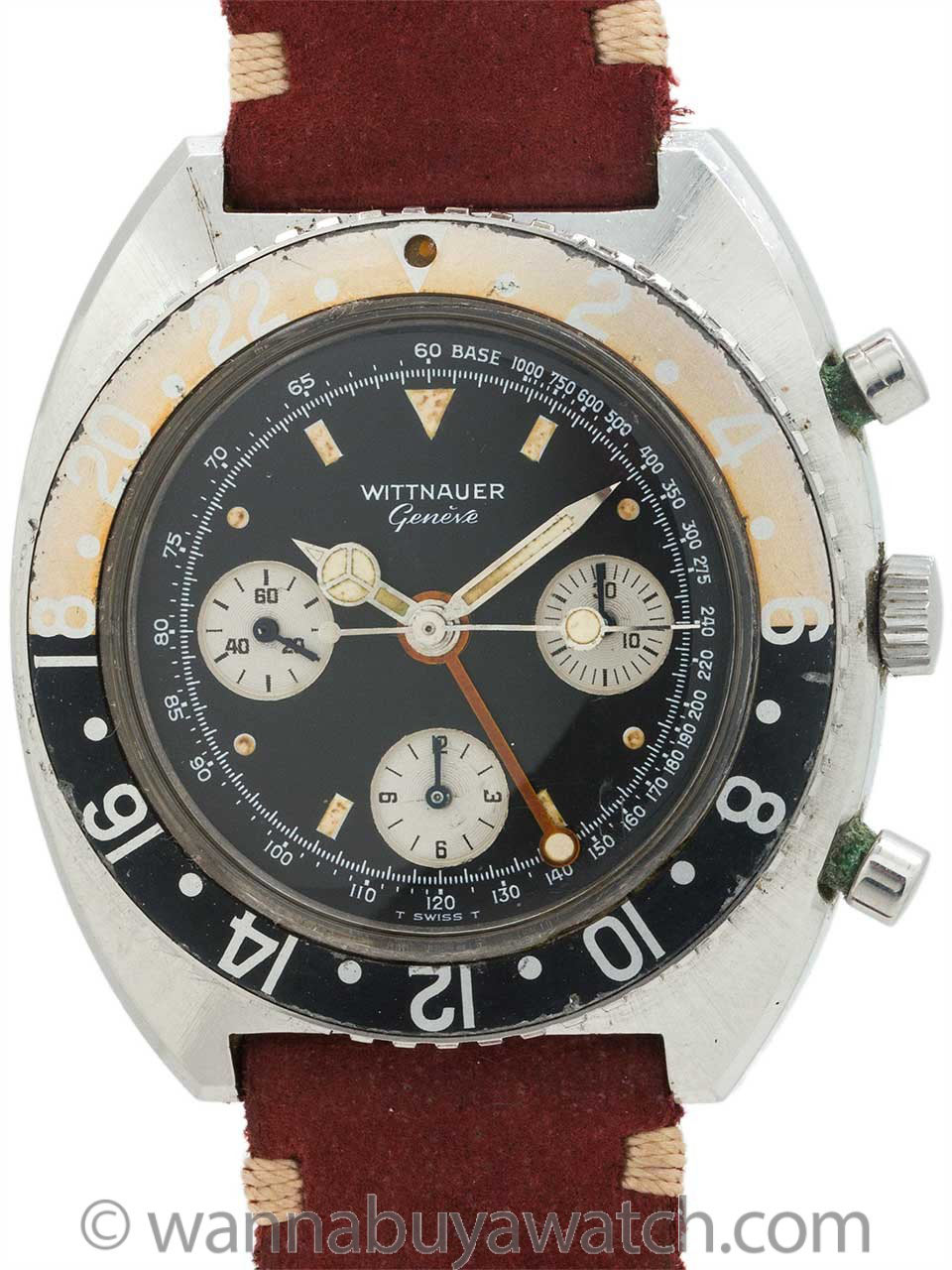 Wittnauer Chronograph Valjoux 724 GMT circa 1960’s