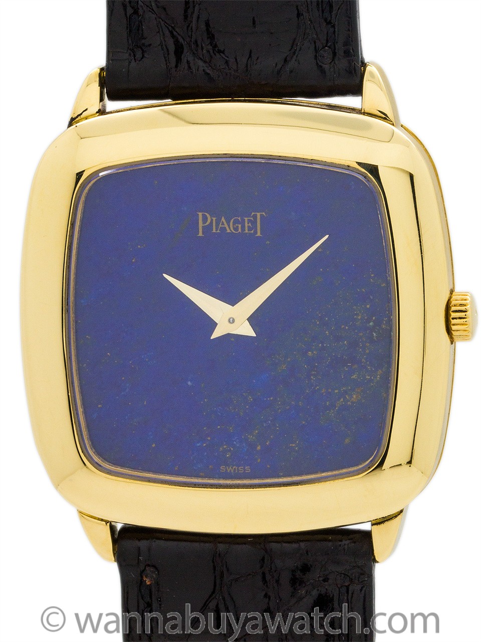 Vintage Piaget 18K YG Lapis Lazuli Dial circa 1970’s