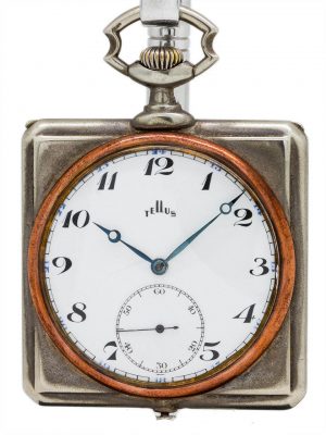 Steam Powered Automobile Pocket Watch Clock circa 1920’s