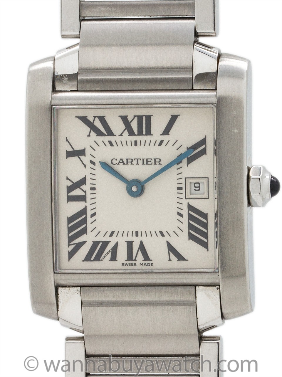 Cartier Tank Francaise MIdsize Stainless Steel circa 2000 – Wanna Buy A ...