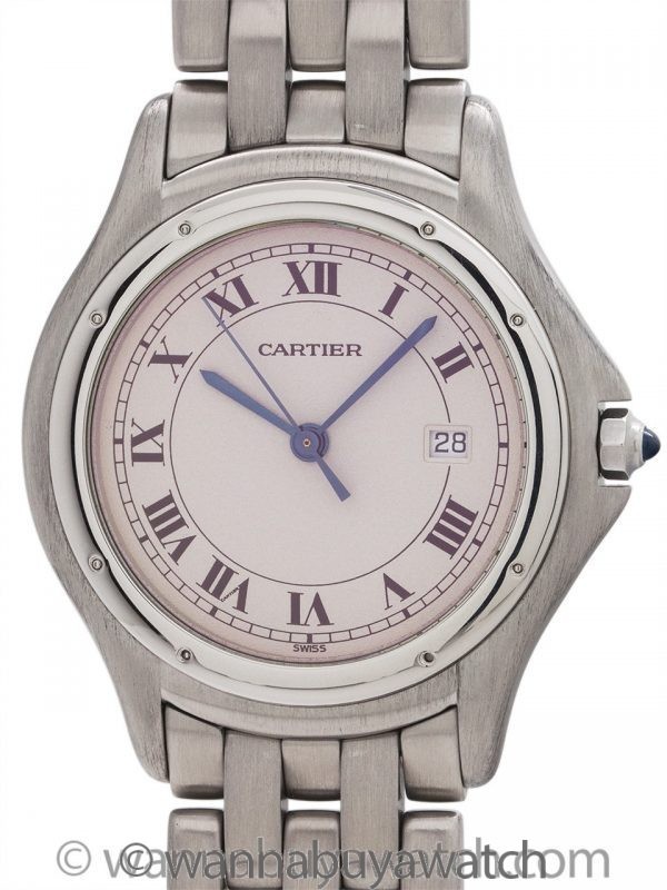 Cartier Man’s Cougar Stainless Steel circa 1980’s
