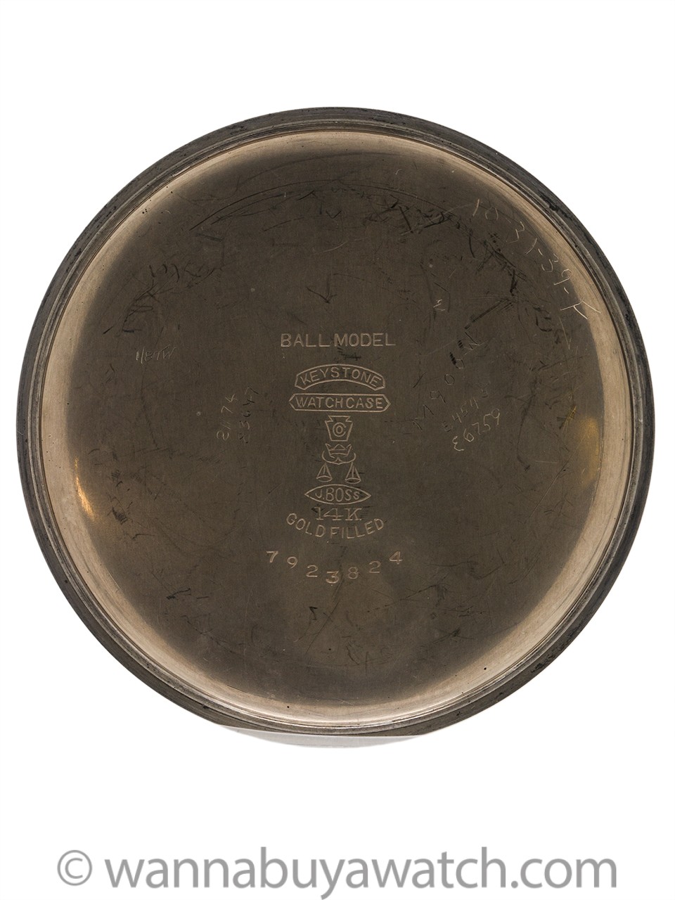 Ball Official Standard Railroad Pocketwatch circa 1918