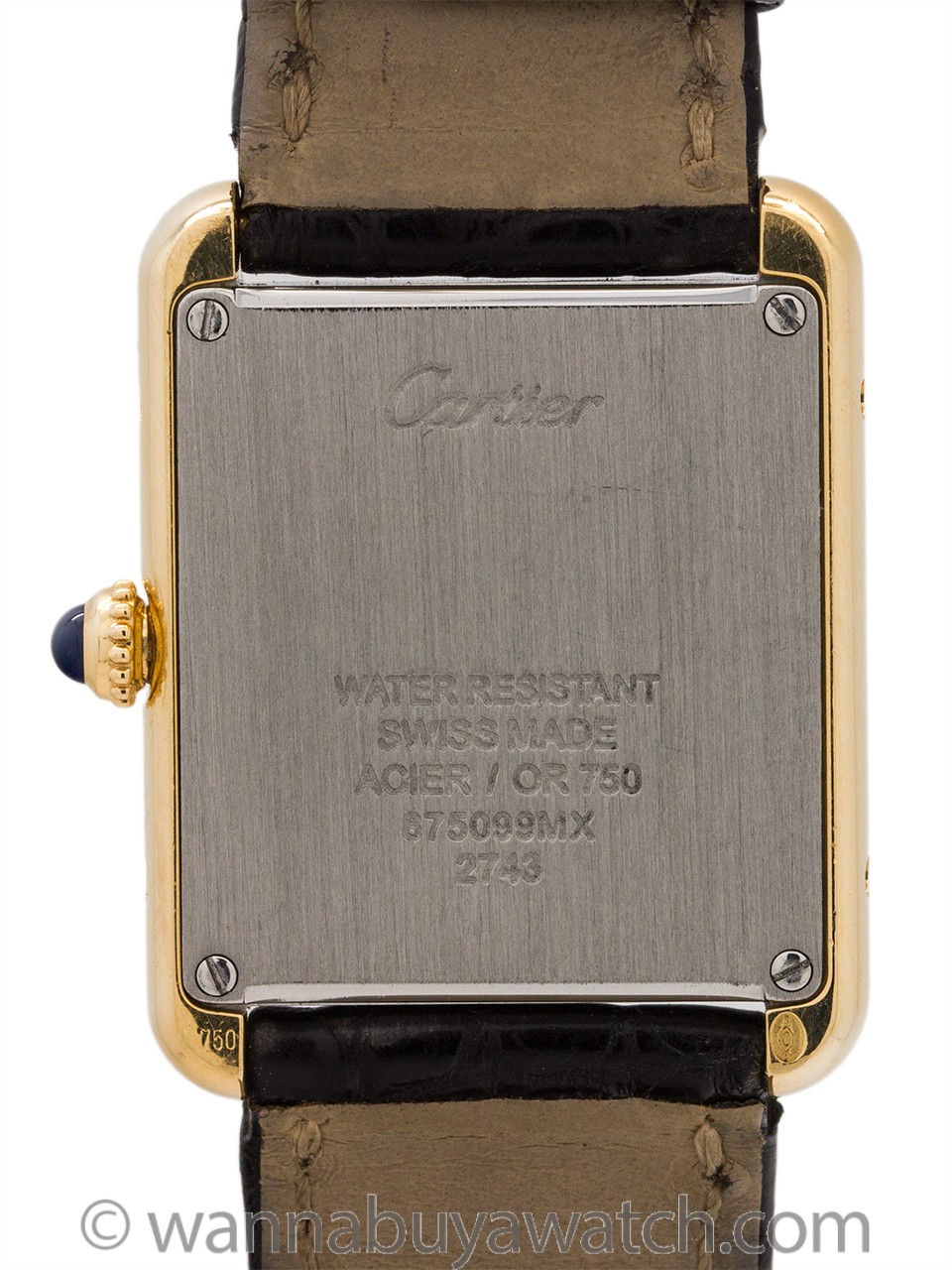 For Her - @cartier Tank Solo in 18k - Watch Works Cerritos