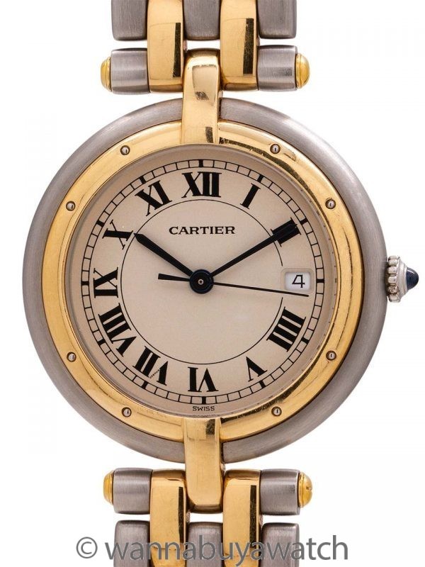 Cartier Man's Vendome Panther SS/18K YG circa 2000's