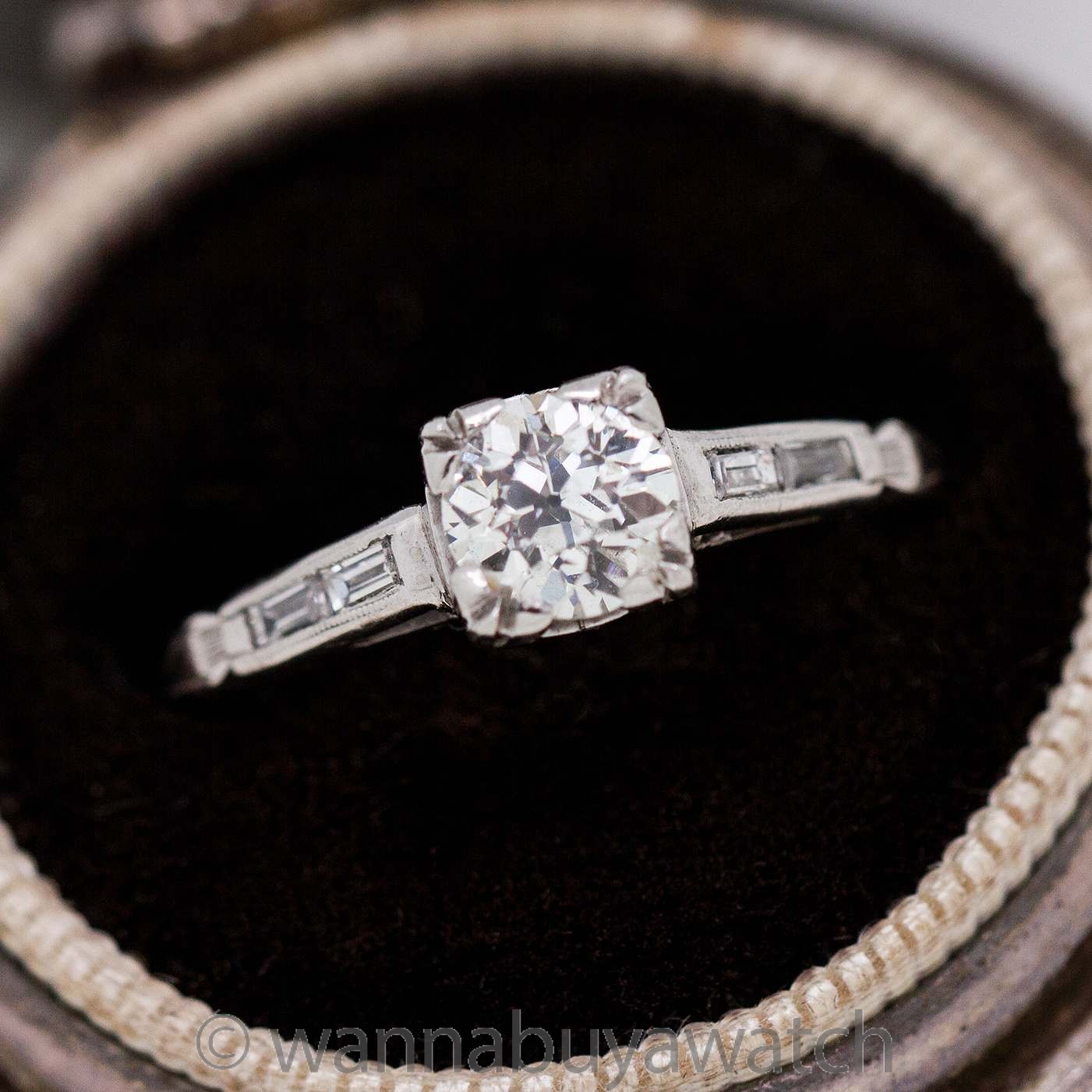 4.01 CT Princess Cut Diamond Engagement Ring | Lee Michaels Fine Jewelry
