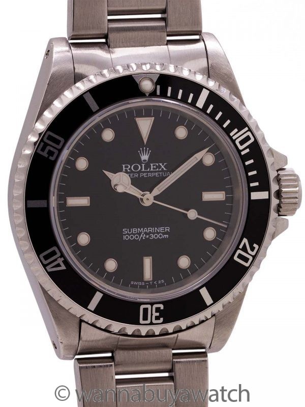 Rolex Submariner ref 14060 Tritium Dial circa 1995