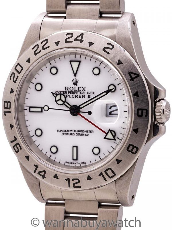 Rare Rolex Explorer II Transitional ref. 16570 “Tuminova” Dial circa 1998