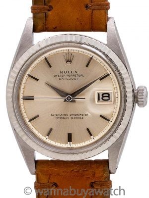 Rolex Datejust ref# 1601 SS/14K WG circa 1962