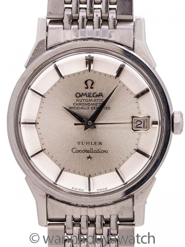 Omega Constellation signed TURLER ref 168.005 Stainless Steel circa 1963
