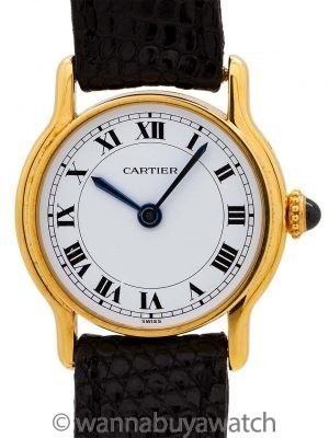 Louis Cartier Dress Watch 18K YG circa 1980’s