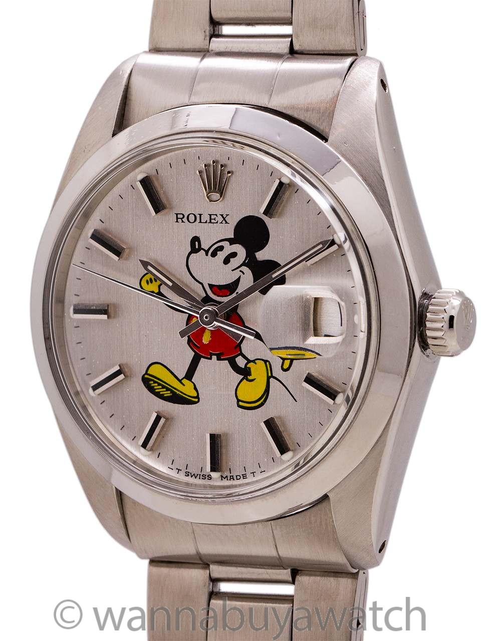 rolex mickey mouse history