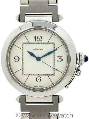 Cartier SS Pasha Large 42mm Automatic circa 2000’s