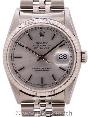 Rolex Datejust SS/18K WG ref 16234 circa 2000