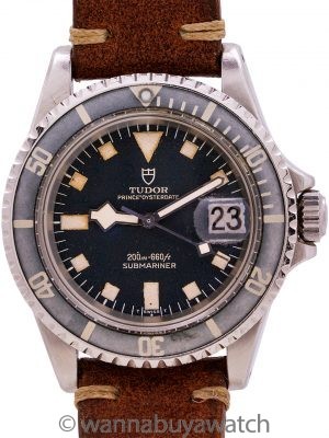 Tudor “Snowflake” Submariner Blue w/ Date ref# 7021/0 circa 1970