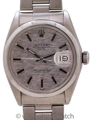 Rolex Oyster Perpetual Date ref 1500 Linen Dial circa 1969
