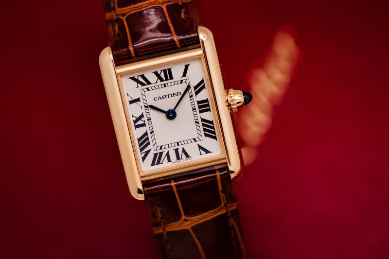 Cartier Lady's 18K Gold Tank Louis ref 2442 circa 2019 Box & Papers