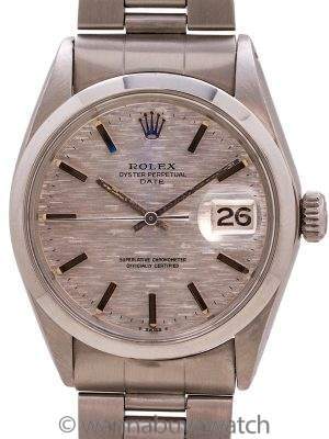 Rolex Oyster Perpetual Date ref 1500 “Mosaic” Dial circa 1969