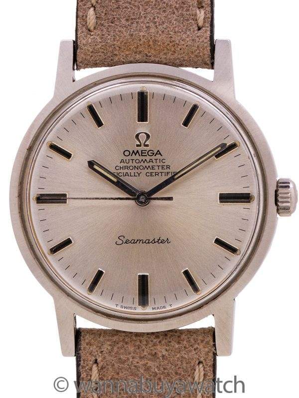 Omega Chronometer Certified Seamaster ref 165.010 circa 1968 *