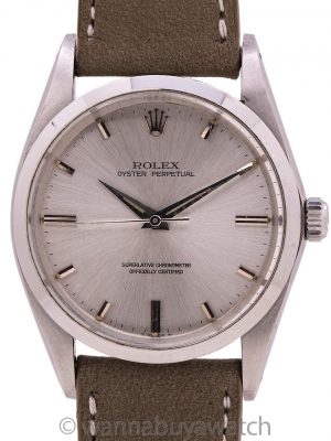 Rolex Oyster Perpetual ref 1018 36mm circa 1967 with Chronometer Certificate
