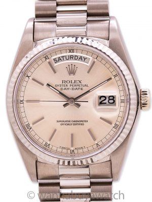 Rolex Day Date President ref# 18039 18K WG circa 1978