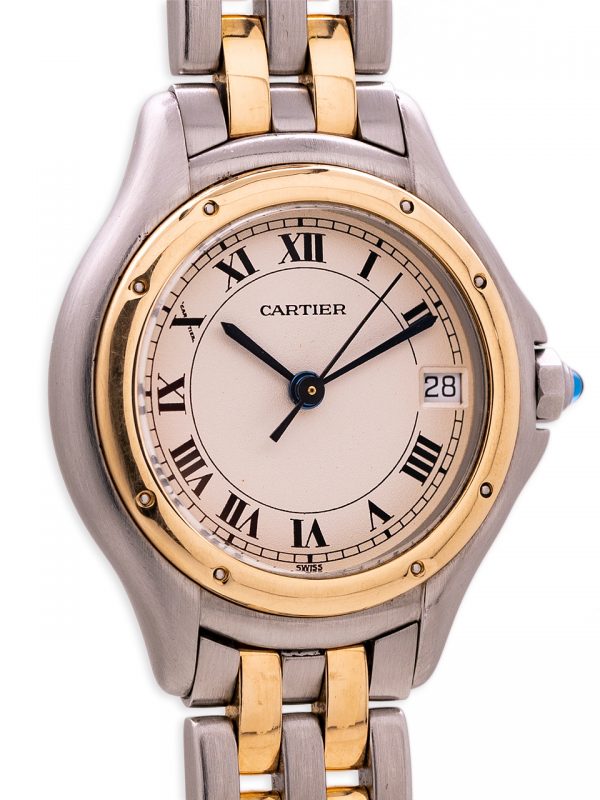 Cartier Lady’s Cougar SS/18K YG circa 1980’s