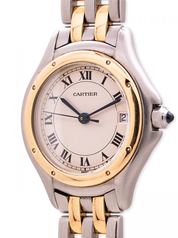 Cartier Lady’s Cougar SS/18K YG circa 1980’s