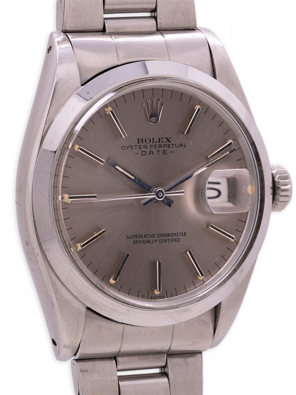 Rolex Oyster Perpetual Date ref 1500 Gray Dial circa 1970