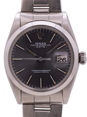Rolex Oyster Perpetual Date ref 1500 Gray Dial circa 1972