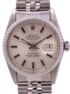 Rolex Datejust ref 16000 Stainless Steel Tiffany & Co. circa 1983