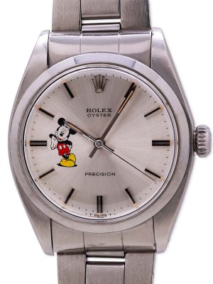 Rolex SS Oyster Precision ref# 6426 “Mickey Mouse” circa 1970’s