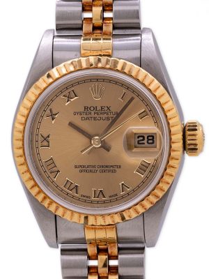 Lady Rolex Datejust SS/18K YG ref 79173 circa 1999