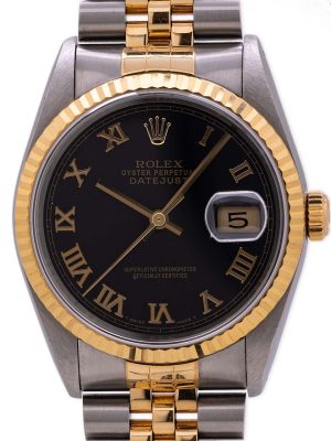 Rolex Datejust ref# 16233 SS/18K YG Jubilee Dial circa 1991