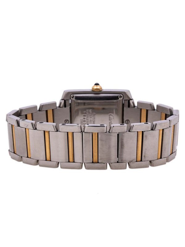 Cartier SS/18K YG Tank Francaise ref 2302 Man’s Automatic circa 2000’s Box & Papers