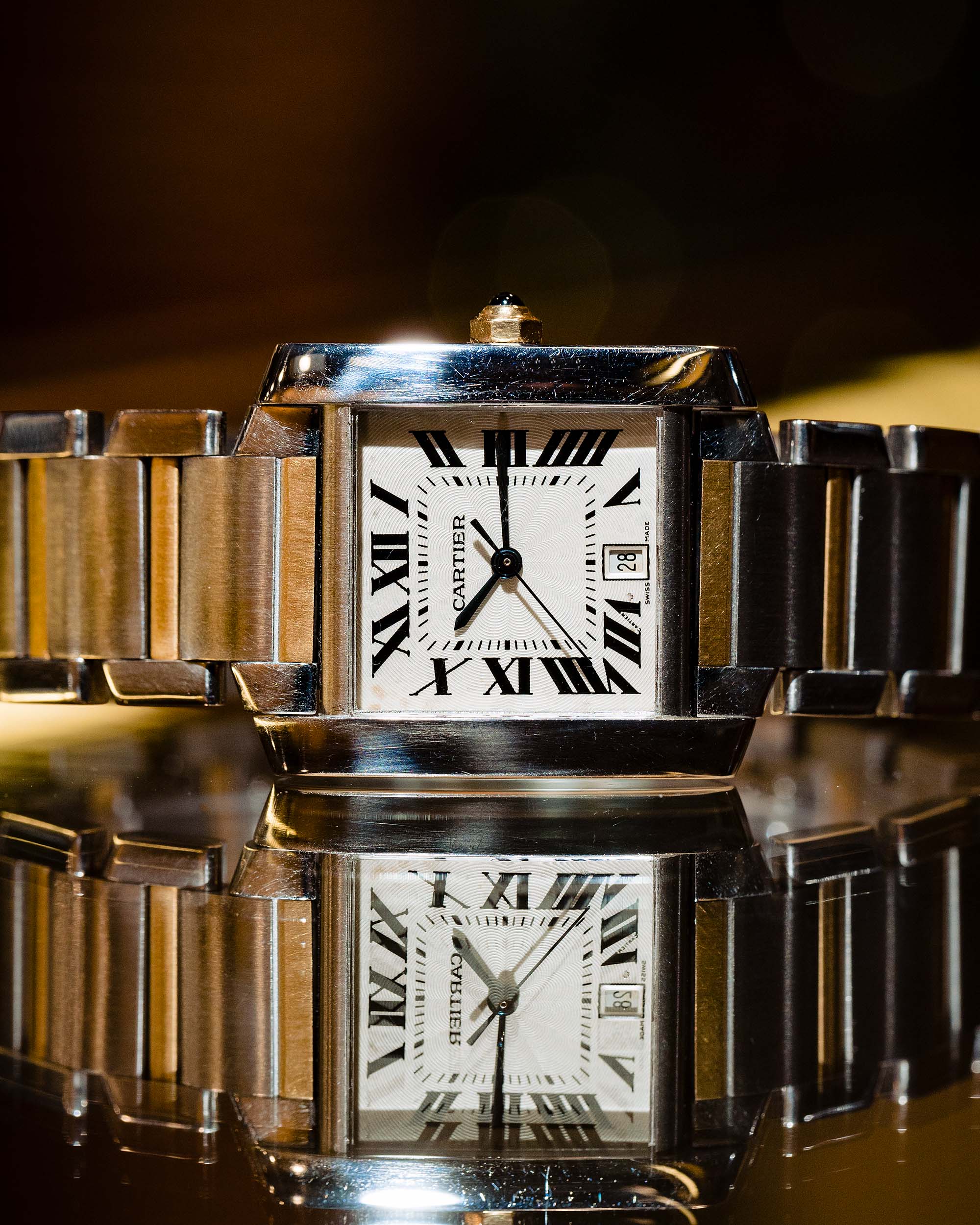 Cartier Tank Francaise Ref. # 2302 Automatic Stainless Steel for $3,795  for sale from a Trusted Seller on Chrono24