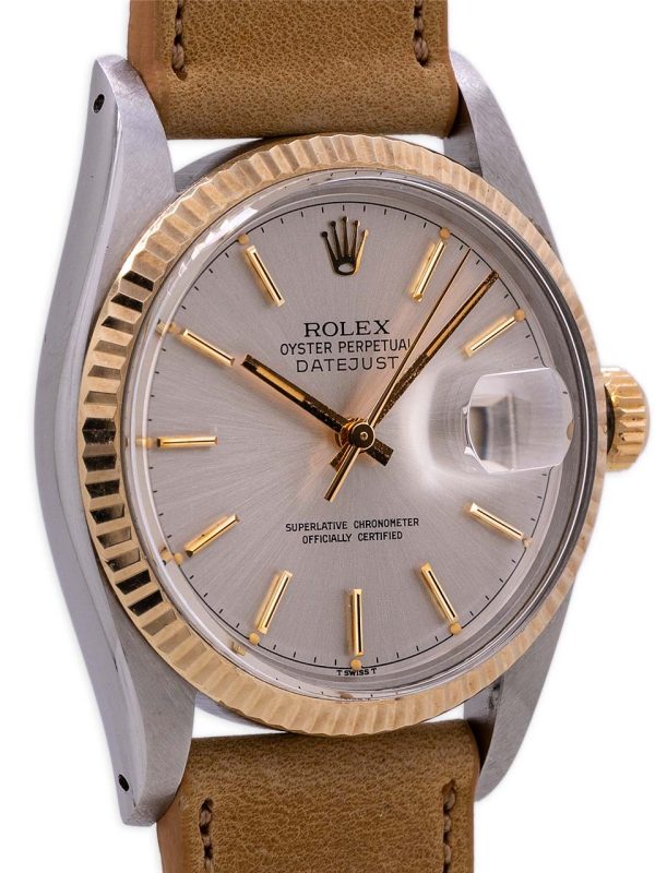 Rolex Datejust ref 16013 SS/14K YG circa 1981 Box & Papers