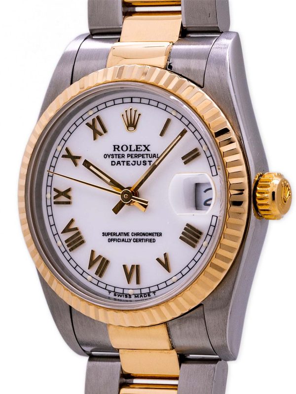 Rolex Midsize Datejust ref 68273 SS/18K YG circa 1999 w/ Papers