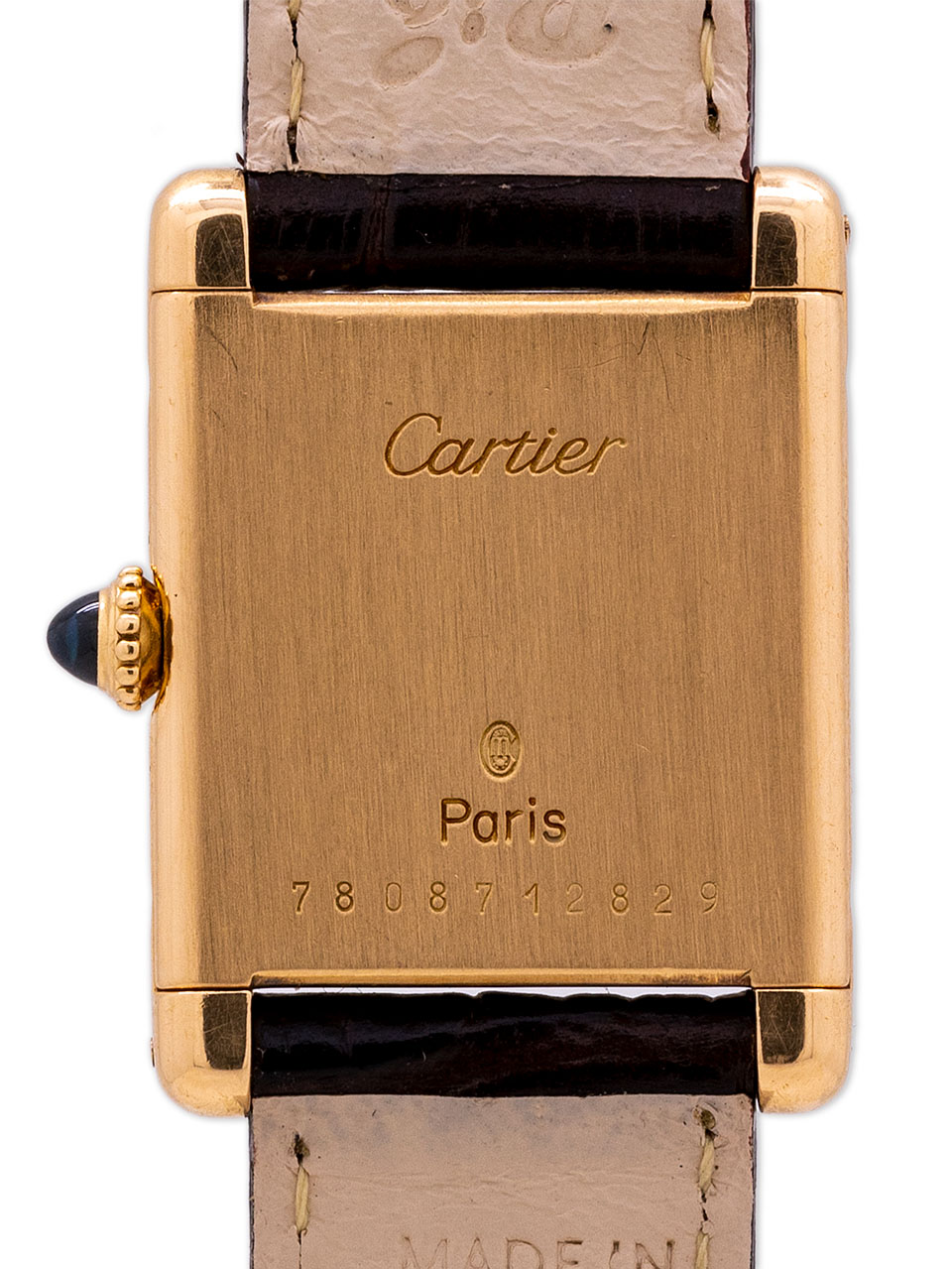 SOLD - Vintage Cartier 18k Manual Wind Tank Louis - $2,500