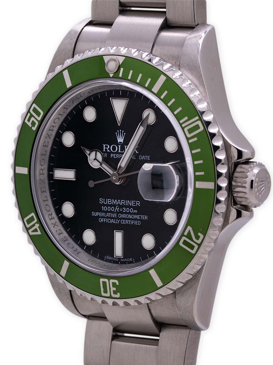 Rolex Submariner Green 50th Anniversary Edition M16610LV For Sale