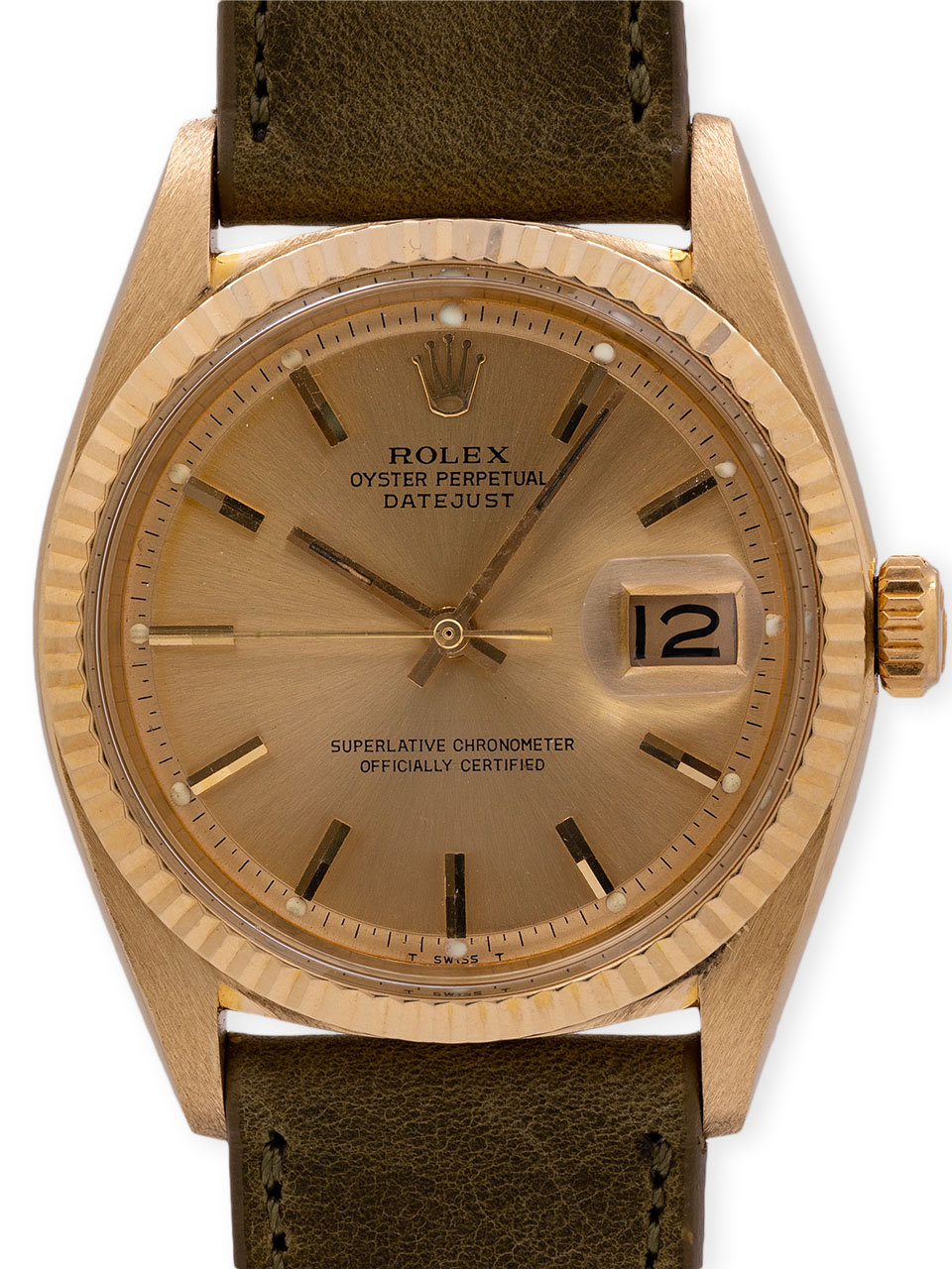 Lady's Rolex 18K Gold Oyster Perpetual Datejust ref 6917 circa 1978