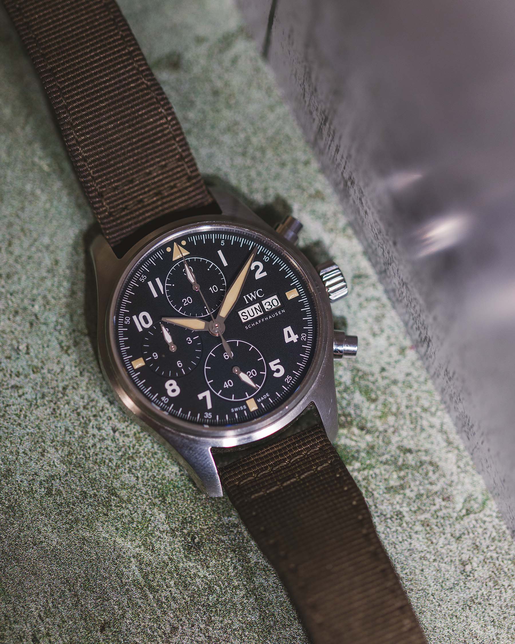 IWC Pilots Chronograph Watches Of Switzerland 20th Anniversary