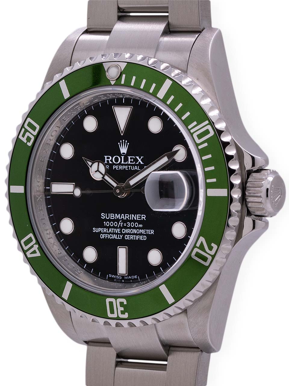 Rolex Submariner Kermit Oval O, MK1 dial, F-series – Newyorkwatchgallery