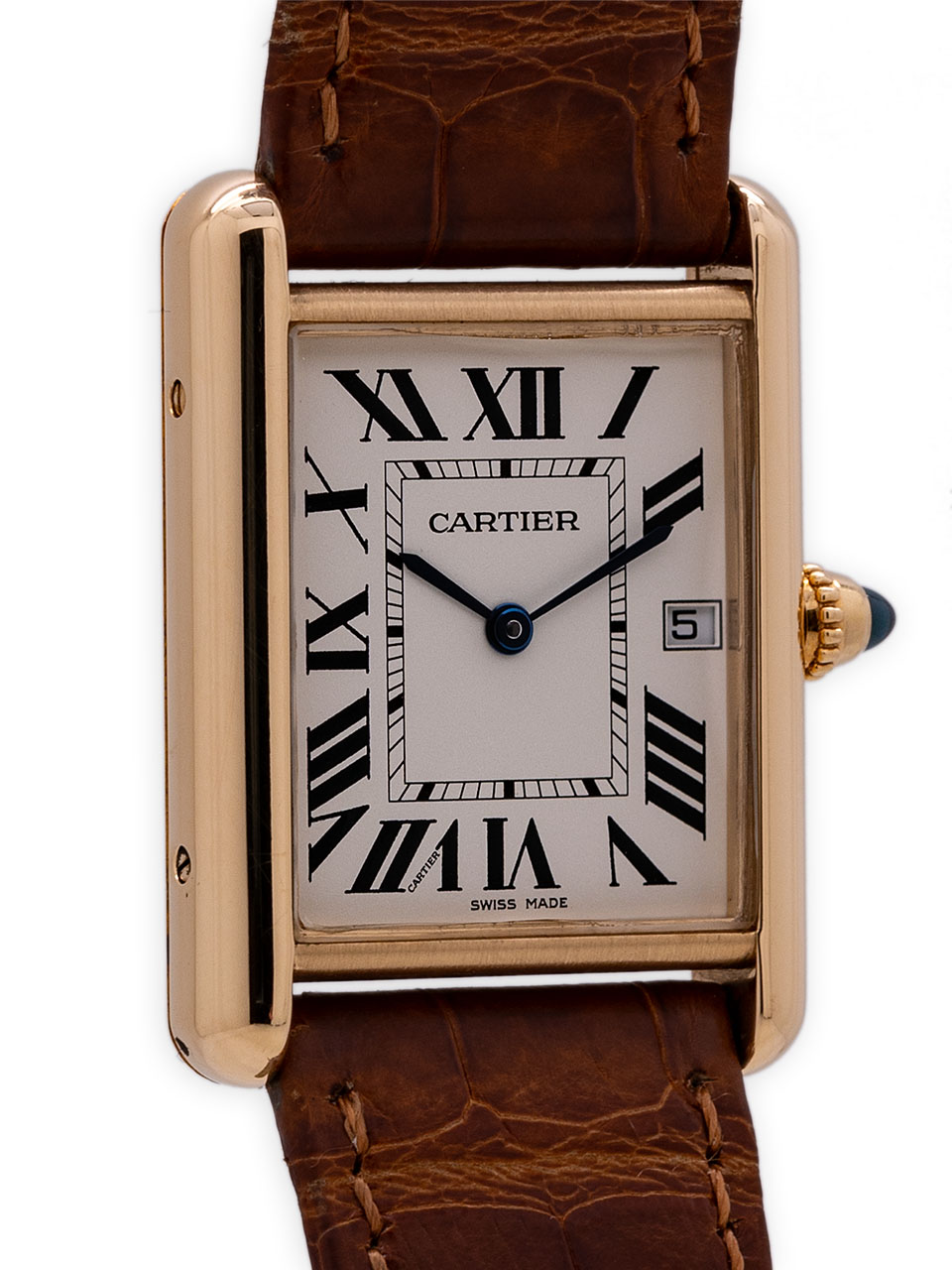 Cartier Tank Louis Watch in 18k Yellow Gold