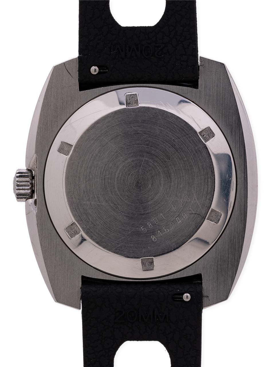 Vantage Diver 38mm watch parts case back movement bezel crystal hands crown