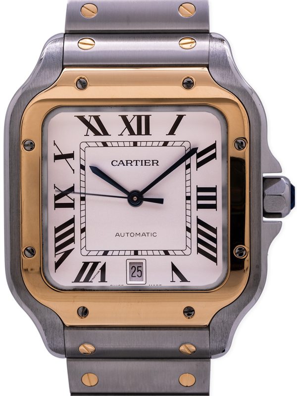 Cartier Santos de Cartier Stainless & 18K YG ref 4072 circa 2020